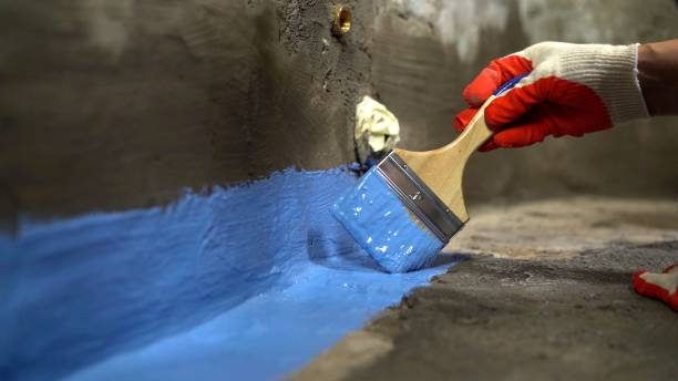 Commercial Waterproofing project at a Charleston, SC business property by SJ Waterproofing Pros